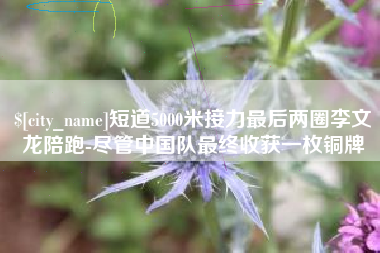 伊犁哈萨克短道5000米接力最后两圈李文龙陪跑-尽管中国队最终收获一枚铜牌