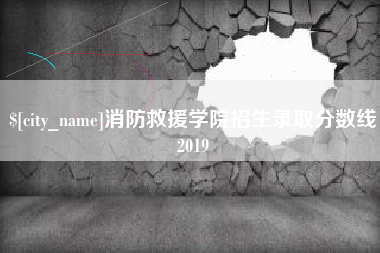 伊犁哈萨克消防救援学院招生录取分数线2019