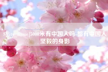 伊犁哈萨克5000米有中国人吗-都有中国人坚毅的身影
