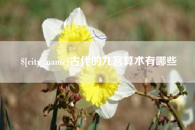 伊犁哈萨克古代的九宫算术有哪些