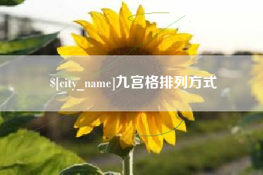 伊犁哈萨克九宫格排列方式