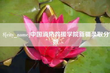 伊犁哈萨克中国消防救援学院新疆录取分数