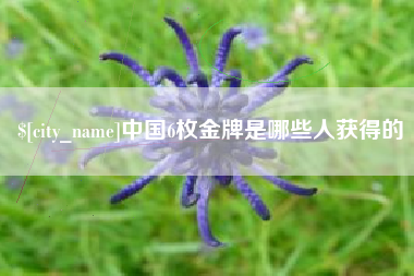 伊犁哈萨克中国6枚金牌是哪些人获得的