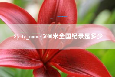 伊犁哈萨克5000米全国纪录是多少