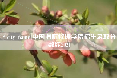 伊犁哈萨克中国消防救援学院招生录取分数线2021