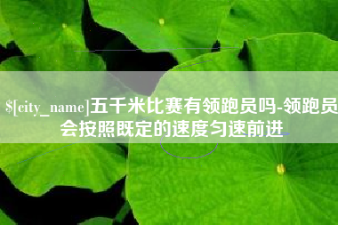 伊犁哈萨克五千米比赛有领跑员吗-领跑员会按照既定的速度匀速前进