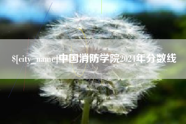 伊犁哈萨克中国消防学院2024年分数线