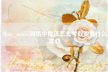 伊犁哈萨克消防中控证怎么考取需要什么条件
