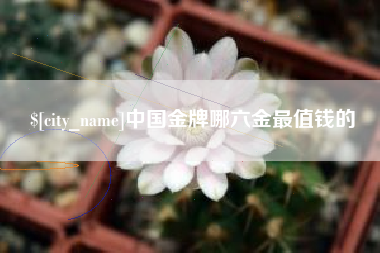 伊犁哈萨克中国金牌哪六金最值钱的