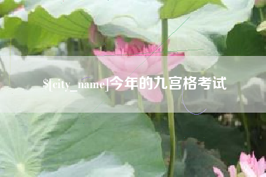 伊犁哈萨克今年的九宫格考试