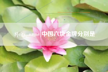 伊犁哈萨克中国六块金牌分别是