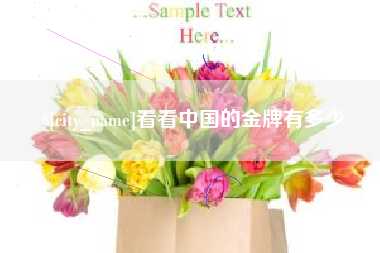 伊犁哈萨克看看中国的金牌有多少